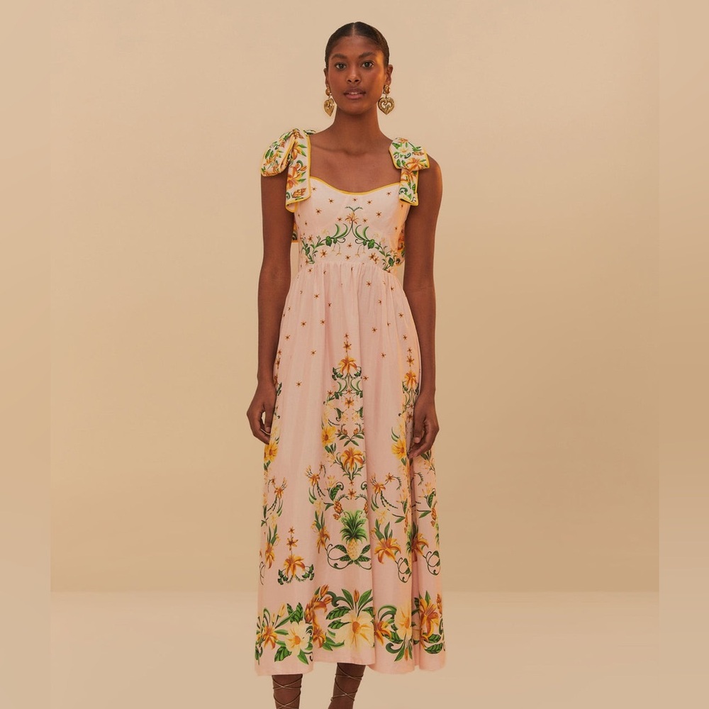FARM Rio Botanical Beauty Midi Dress. NWT. M and L available.
